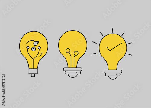 Innovation Trends Icon Lineal Color Vector Illustration