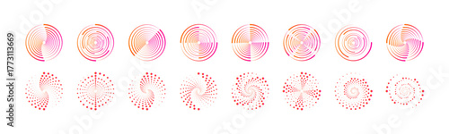 Transparent PNG with halftone rhombus pattern in a circle, forming a clean abstract background. Great for minimal logos, icons, and creative design frames.