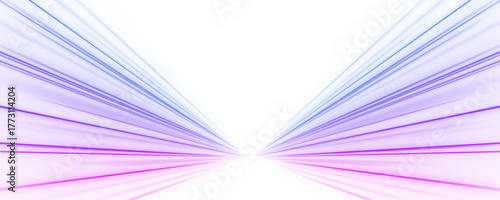 Bright orange and purple neon streaks twist into a vortex on a PNG background, forming radiant motion trails. The luminous arcs convey speed, digital energy, and futuristic aesthetics. Ideal for sci-f