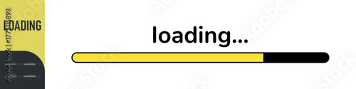 Loading bar. Loading or Installing process. Load sign. System software update and upgrade. Vector loading bar progress icons. Download progress. Color set icons. Vector illustration
