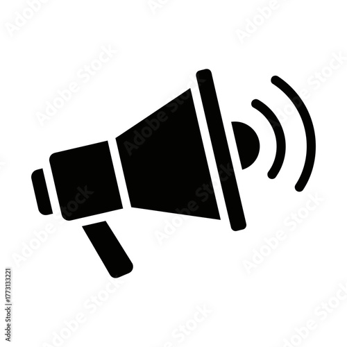 megaphone solid icon
