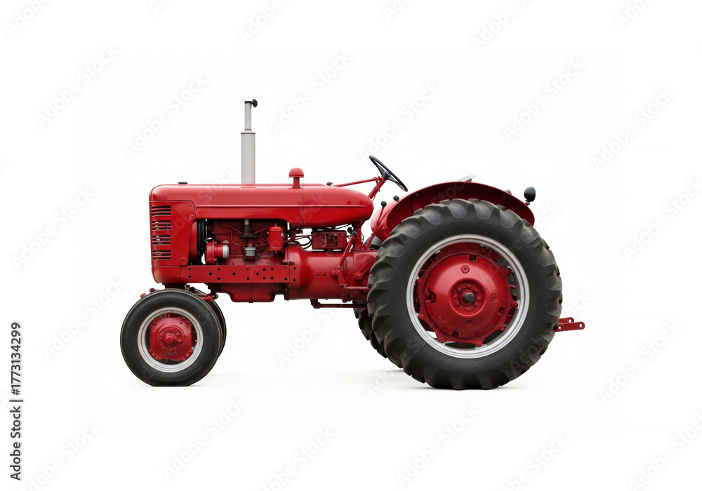 Obraz premium Tractor on a white background.jpeg, Tractor on a white background