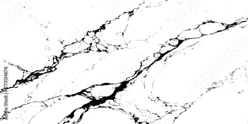 "Smooth polished marble slab with soft black lines over pure white surface, ideal for modern interiors, countertops, walls, and minimal design backgrounds"