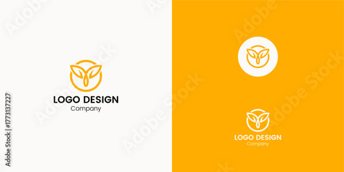Modern Abstract Colorful Logo Design Concept for Branding