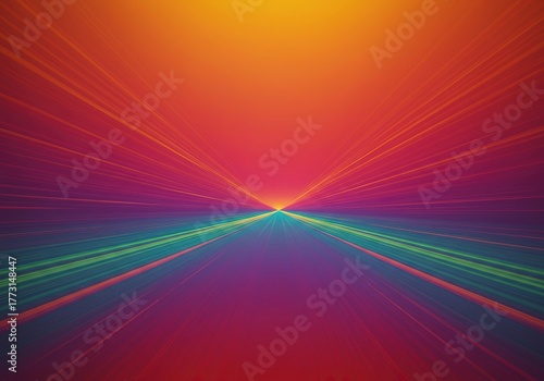 A vibrant, flowing banner of abstract colors stretching into an infinite horizon, symbolizing unending loyalty and collective pride ,banner ,identity ,principles