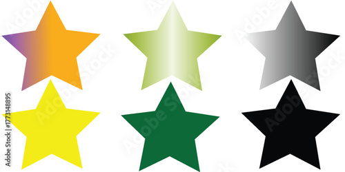 Six stars rating. Five stars customer product rating review. Yellow isolated six stars.6 stars rating review. Eps 10