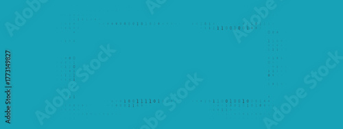 Abstract background with a subtle binary code border, symbolizing digital information and modern tech.