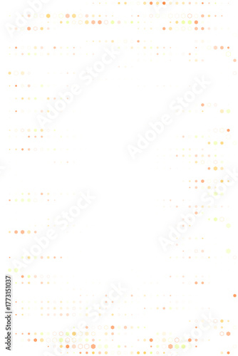 Abstract digital background with scattered colorful hexagonal and circular geometric shapes creating a modern tech pattern.