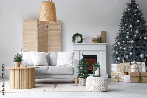 Interior of modern living r...