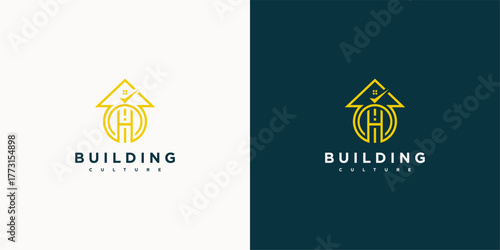 Modern Abstract Colorful Logo Design Concept for Branding	