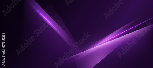 Modern abstract luxury banner. Abstract purple and black polygon elegant background vector for branding presentation or product ads bg
