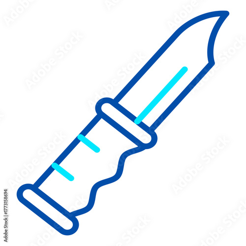 The icon of a specialized combat dagger represents training, precision, and a soldier's personal weapon on the battlefield