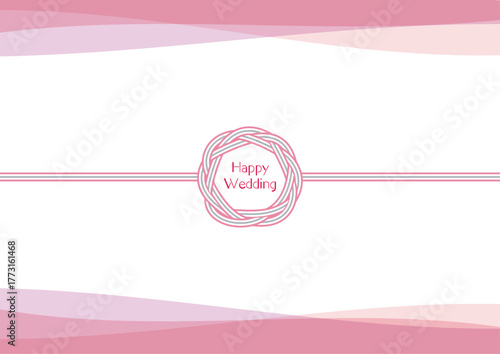 相生結び　水引き　ウェディングボード