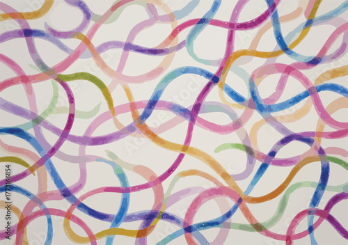 Fundo abstrato com ondas coloridas em aquarela, padrão orgânico e formas fluidas sobre fundo branco.