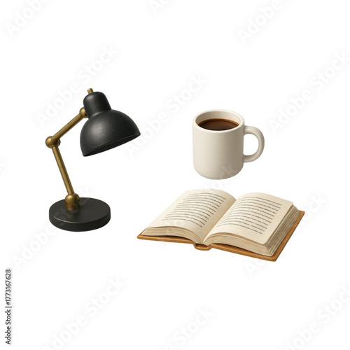 Book isolated on transparent background