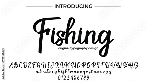 Fishing - Elegant Script Font for Smooth Handwritten Design and Creative Typography