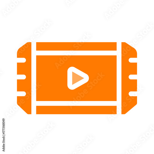 infotainment screen orange icon