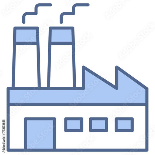 Industry Blue Icon