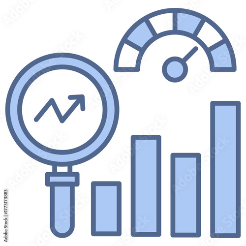 Benchmarking Blue Icon