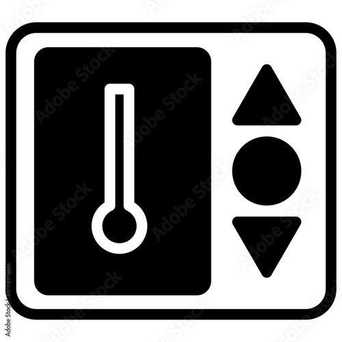 Temperature Mini Illustration Icon. Use For Modern Concept, Print, Ui, Ux Kit, Web And App Development. Vector Related To Technology, Smart Home And More