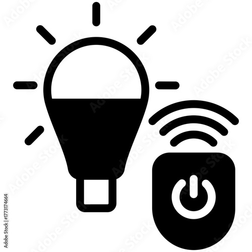 Light Bulb Mini Illustration Icon. Use For Modern Concept, Print, Ui, Ux Kit, Web And App Development. Vector Related To Technology, Smart Home And More