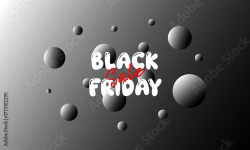 Black Friday Sale Red Tag On Isolated Black Background. Suitable For Black Friday Business Holiday