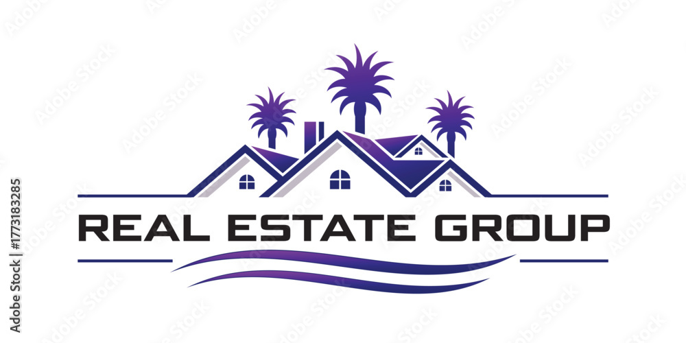 Naklejka premium Real Estate 