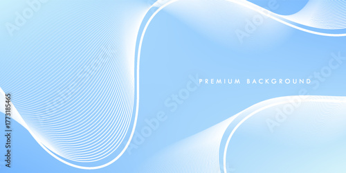 Minimalist blue background with elegant white flowing lines. Soft gradient and smooth curves create a clean, modern, and calming visual ideal for tech, corporate, or wellness themes.