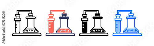 Flask Free multiple icon