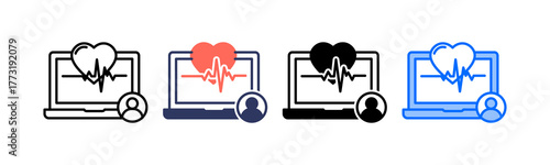 Heartbeat multiple icon