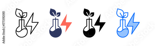 Bioenergy multiple icon