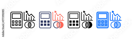 Mathematics multiple icon