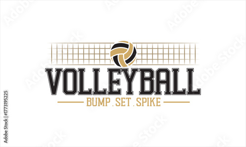 Bump Set Spike Volleyball – Action Phrase Sports Design
