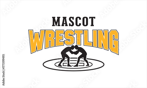 Wrestling Logo SVG – Motivational Mat Phrase Graphic