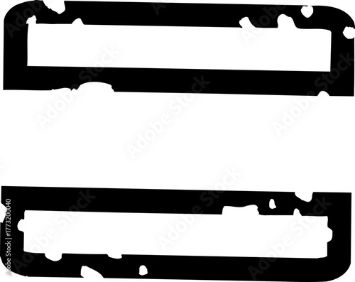 Double Horizontal Rustic Frame