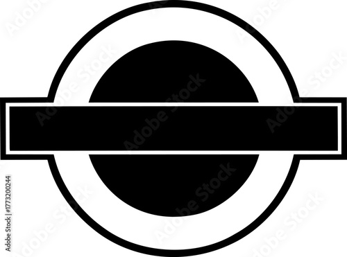 Circular Seal with Central Bar