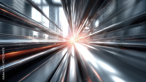 Futuristic Abstract Technology Design with Sleek Modern Lines