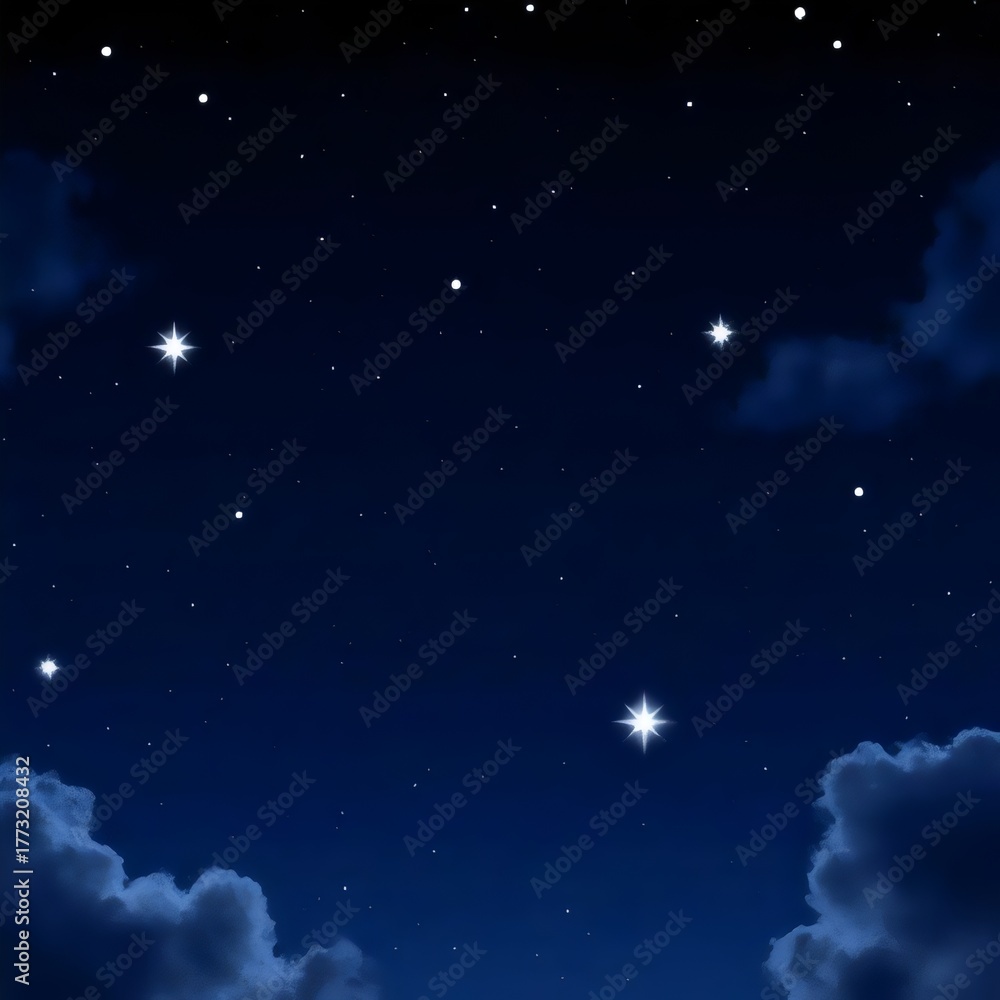 Fototapeta premium Deep Space Starry Night Sky