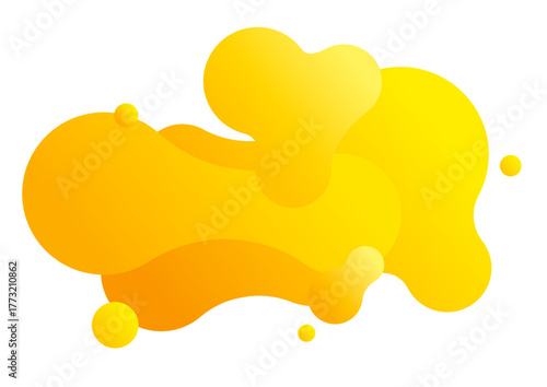 曲線で描いたアブストラクト背景素材