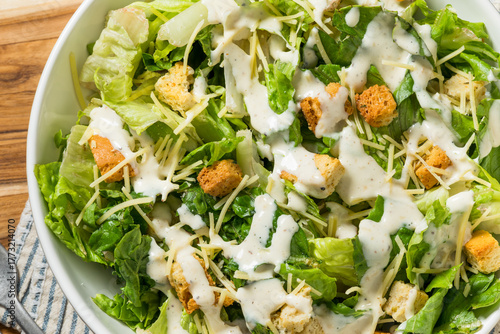 Healthy Homemade Caesar Salad