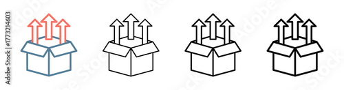 Product Release Icon Collection Set Different Style