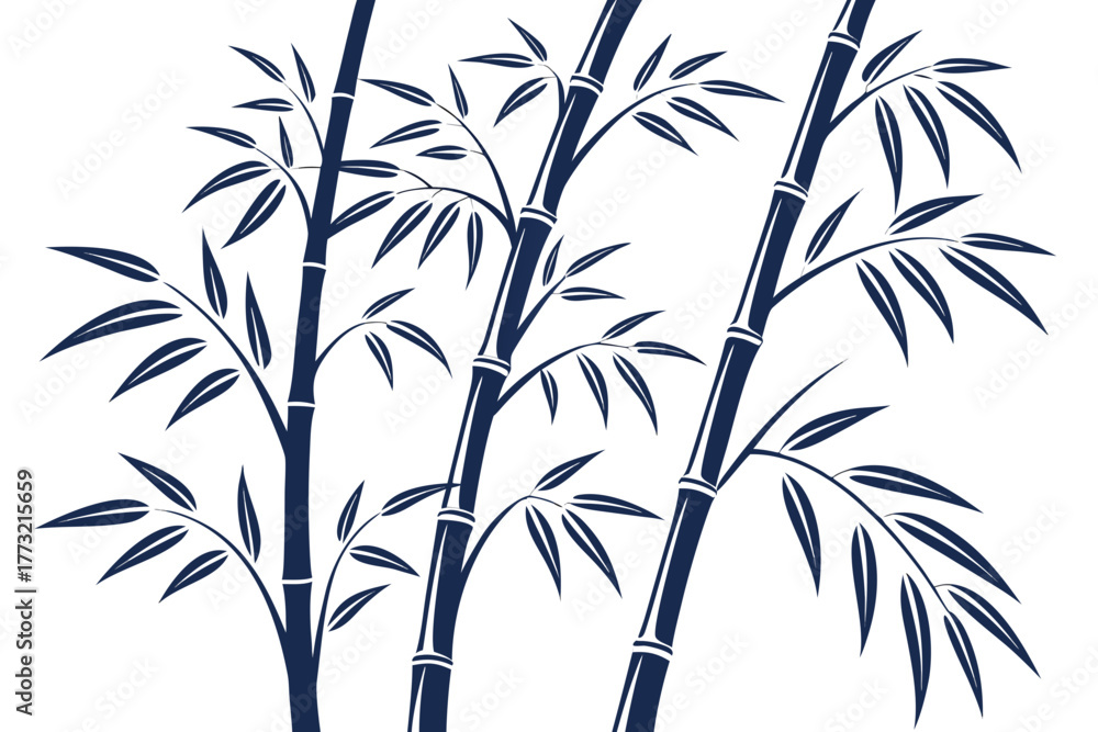 Obraz premium bamboo seamless pattern