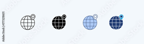 Ip Location Multiple Icon