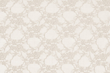 Delicate floral lace fabric with a transparent pattern, ideal as an overlay or decorative background for design projects