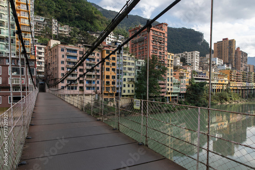 Yanjin county Yunnan China cityscape