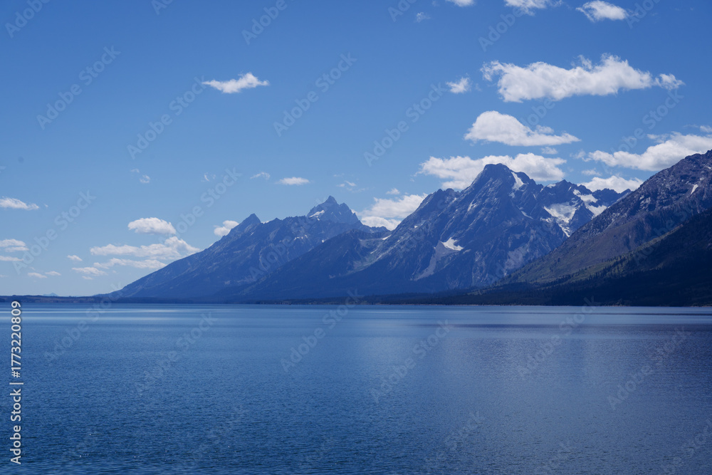 Naklejka premium grand teton lake