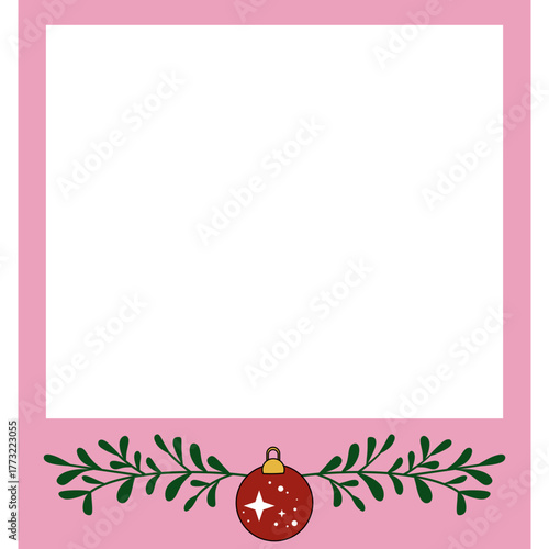 Cute Polaroid Christmas Frame