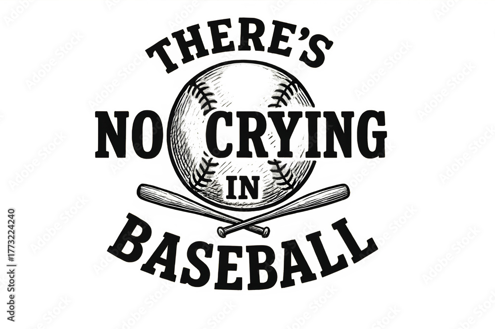 Obraz premium Embrace the grit and passion of baseball with this iconic 