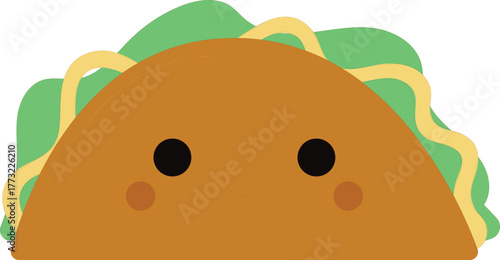 illustration of a cartoonish fast food 