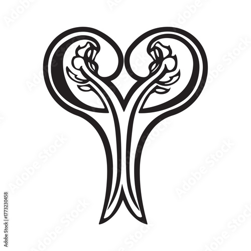 set Female reproductive icon. uterus symbol vaginal sign design illustration